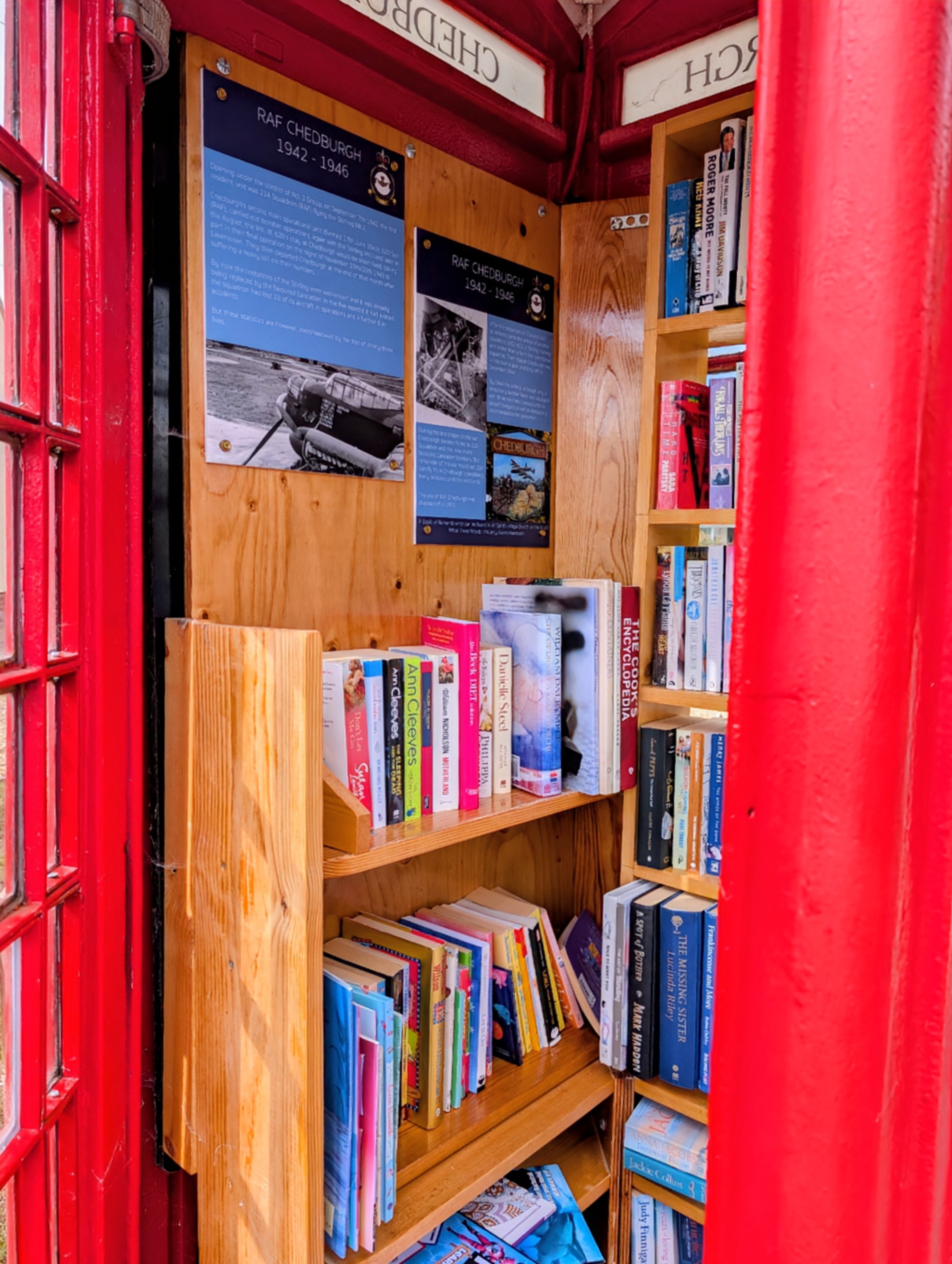 Book Swap in the old BT box on Chevington Road